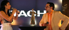 уСТАТУЯ за Софи Маринова на изпроводяк за Евровизия 2012