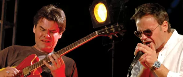 Петър Салчев и Костас Магинас на Сцена Академия