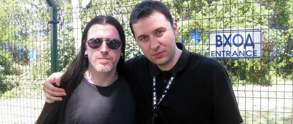 Грег Макинтош (Paradise Lost) пред Васко Катинчаров по Фрактура