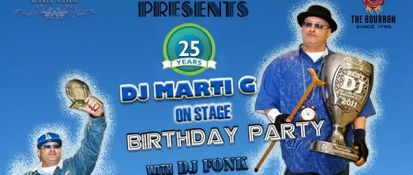DJ Marti G празнува рожден ден и 25-годишен юбилей зад пулта