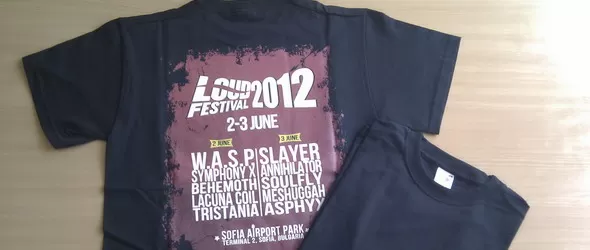 Кой спечели маркова фланелка с логото на Loud Festival 2012