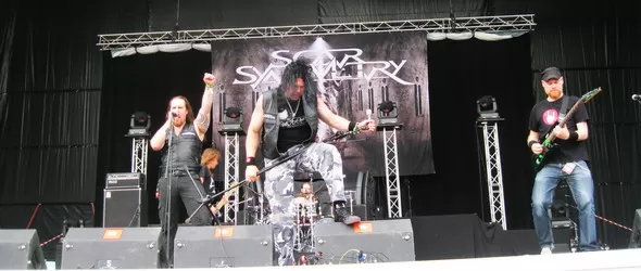 Sweet Savage и Scar Symmetry на Sofia Rocks 2012