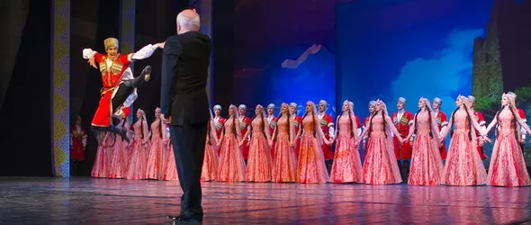 Танцовият спектакъл Лезгинка в Бургас