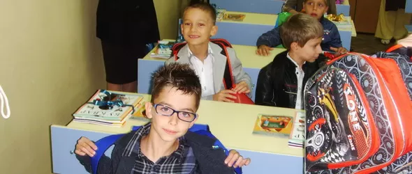 Денис на Антонина първолак