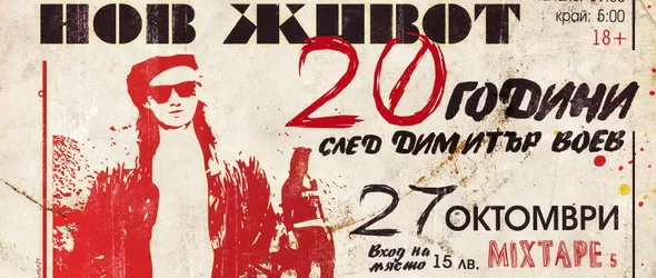 Още събития около Улица Нов живот - 20 години отвъд Димитър Воев