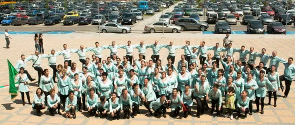 Танцов състав с програма в Голямото балканско надсвирване