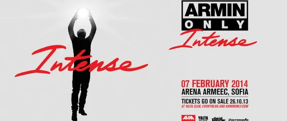 Мегаспектакълът Armin Only Intense - в София през фeвруари 2014