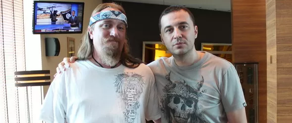 Легендарният басист Steve DiGiorgio пред Васко Катинчаров