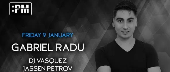 Румънската звезда DJ Gabriel Radu гостува в :PM Club на 9 януари