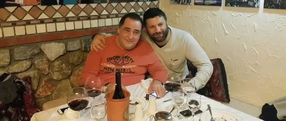 Тони Стораро на гости на Василис Карас