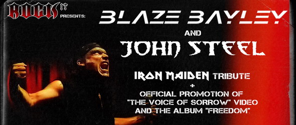 Съвместен концерт на Blaze Bayley с нашите рокаджии John Steel