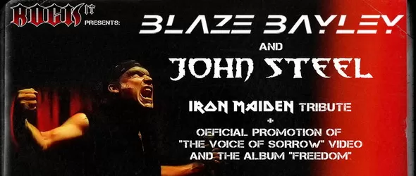 Съвместен концерт на Blaze Bayley с нашите рокаджии John Steel