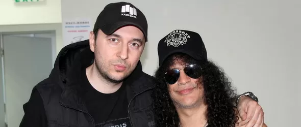 Slash и Steve DiGiorgio събеседници на Васко Катинчаров