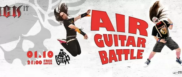 Air Guitar Battle в бар Rock It