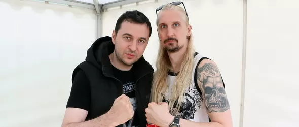 Hammerfall и At Тhe Gates пред камерите на Васко Катинчаров