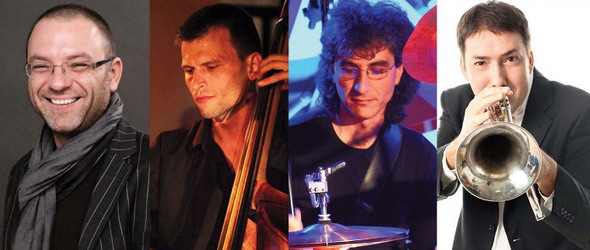 Арт скици на Ангел Заберски квартет в афиша на Sofia Jazz Peak
