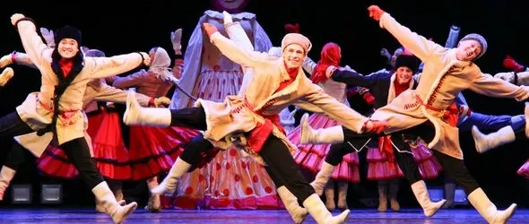 Берёзка с три спектакъла у нас