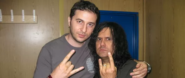 Mille Petrozza и Bjorn Strid в едър план по Фрактура