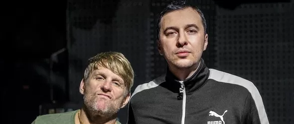 John Joseph и David Draiman в едър план по Фрактура