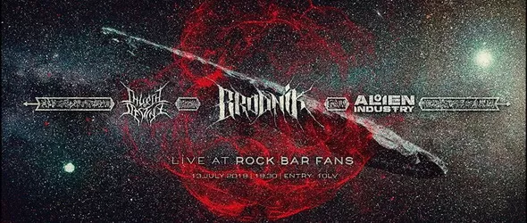 Съвместен концерт на Brodnik, Alien Industry и Church Оf Destiny