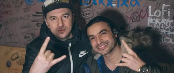 Zaher Zorgati (Myrath) и Ektomorf фронтално по Фрактура