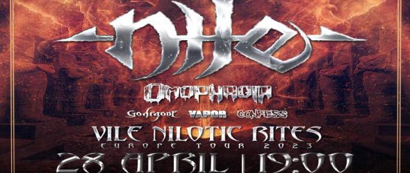 Дет метъл класиците Nile в София през април. Gohrgone, Confess, Omophagia и Vapor ще са специални гости