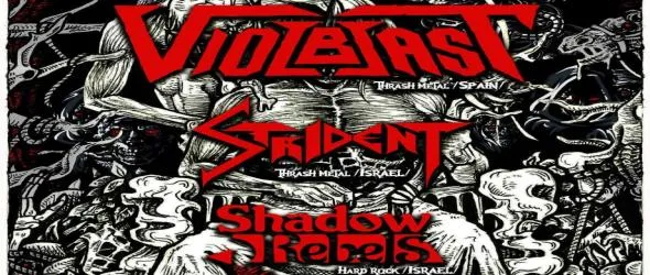 Троен траш метъл удар на Violblast, Strident и Shadow Rebels в София