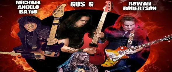 Electric Guitarlands: Batio (Manowar), Gus G (Ozzy), Rowan Robertson (Dio) и рок група разцепват в столичния клуб Mixtape 5
