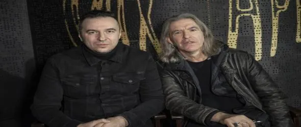 Justin Sullivan (New Model Army) и Primordial пред Васко Катинчаров