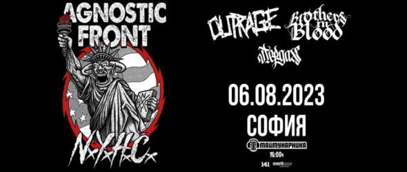 Концертът на Agnostic Front в София наближава, ясни са съпорт бандите за горещото хардкор събитие