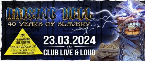 40 години от издаването на "Powerslave"! Ще го отпразнуваме с Raising Hell в столичния клуб Live & Loud