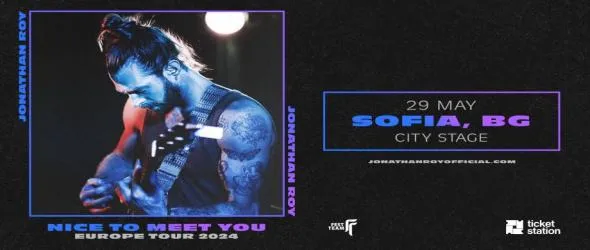 Jonathan Roy с нов албум за концерта си в София: Life Distortions