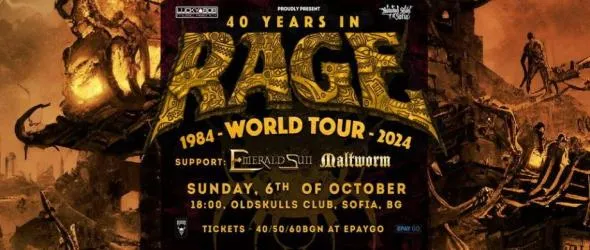 Легендарната група Rage на 40. Вестфалски пауър метъл в столичния клуб "При Черепите"