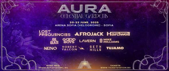 АURA: Приключението започва през юни. Очакваме Hardwell, Lost Frequencies, Аfrojack и други в сърцето на София