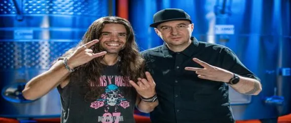 Pain Of Salvation и Don Crash (H.E.A.T.) в едър план по "Фрактура"