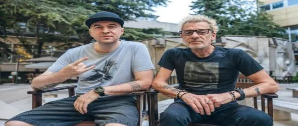 Colin Abrahall (GBH) и Nasty в едър план по "Фрактура"