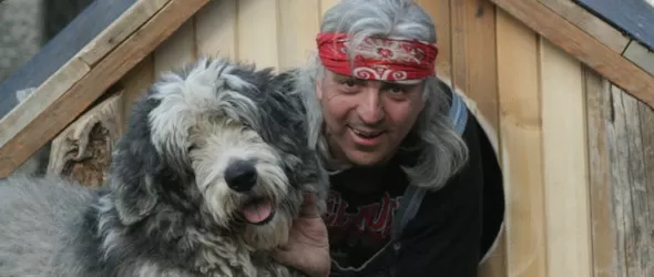 Васко Кръпката разходи ново куче