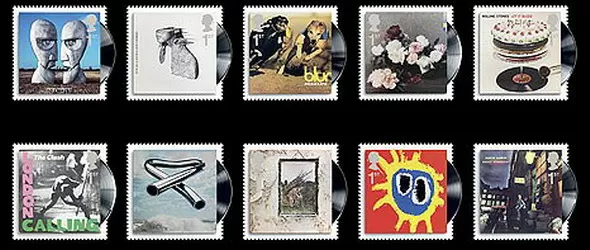 Обложки на рок албуми кацнаха върху пощенски марки