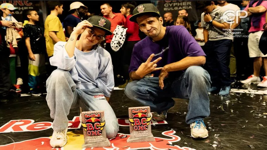 B-Boy Slav и B-Girl Gubchy са национални победители в третото издание на Red Bull BC ONE Cypher Bulgaria