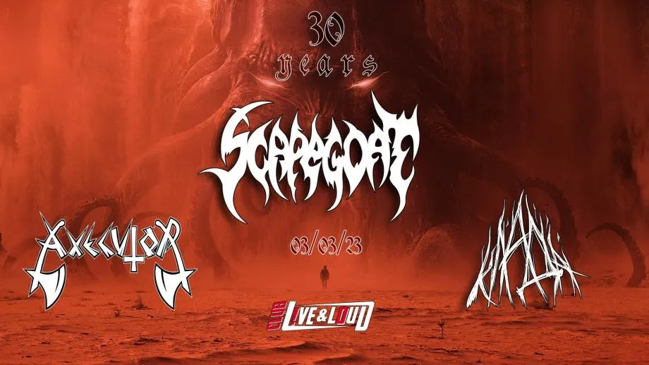 Scapegoat - 30 години на сцена. Axecutor и Клада се включват в шумния юбилеен концерт