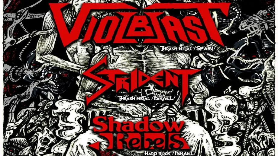 Троен траш метъл удар на Violblast, Strident и Shadow Rebels в София