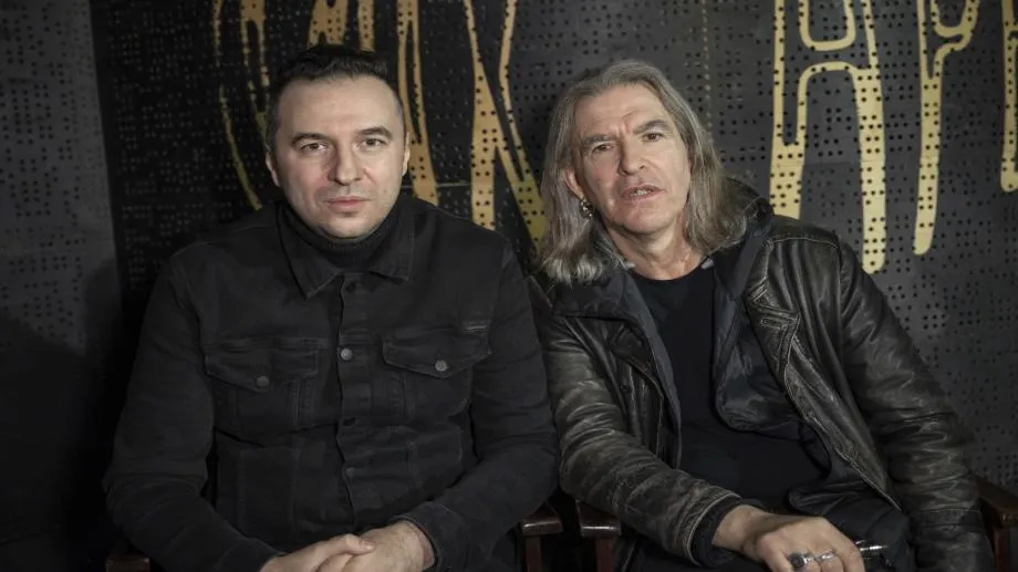 Justin Sullivan (New Model Army) и Primordial пред Васко Катинчаров