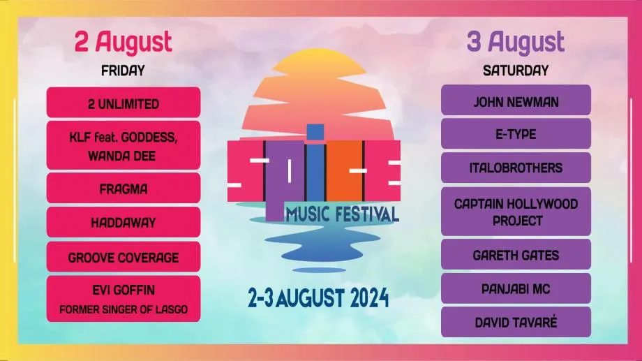Spice Music Festival 2024 наближава – Бургас посреща звездите на 90-те