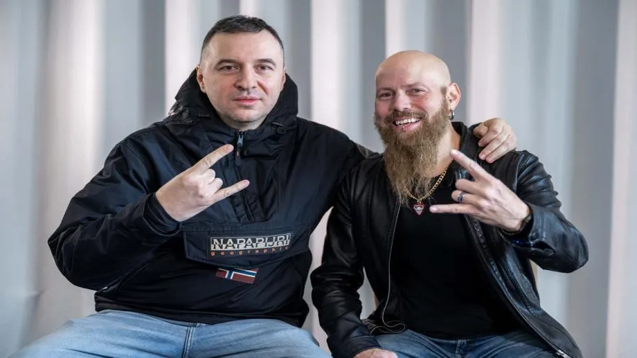 C.J. Pierce (Drowning Pool) и Hammerfall пред Васко Катинчаров