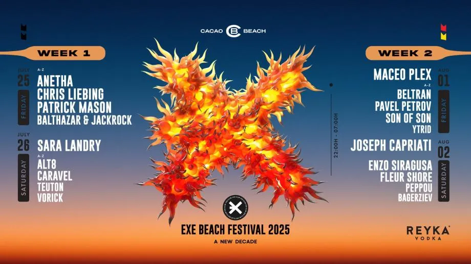 Кинетична сцена с 50 огледала ще улови слънцето на ЕХЕ Beach Festival. Фиестата събира над 20 световни и български артисти от електронната сцена
