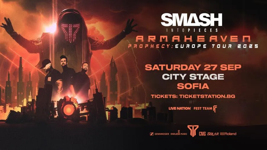 Smash Into Pieces с първи концерт в България, нашите Abysmatic ще подкрепят именитите шведи