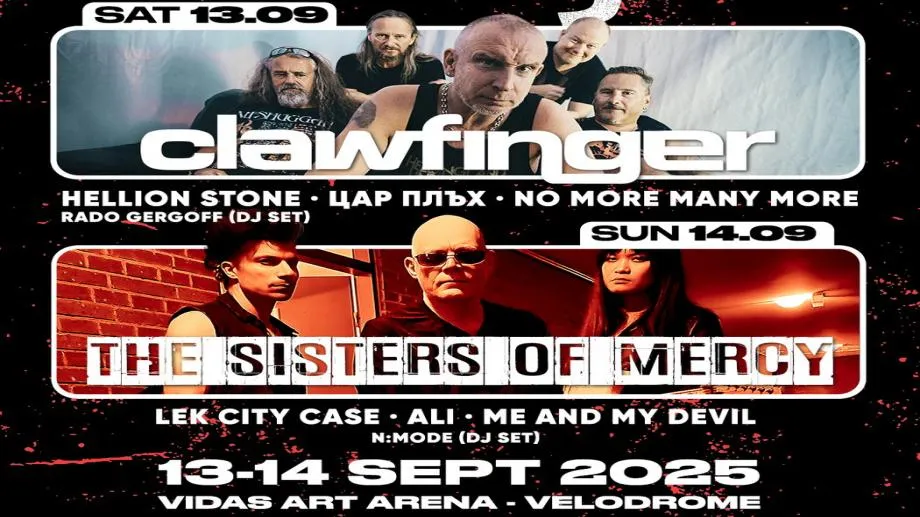 Rebel Rebel V вече с програмата по дни – Clawfinger, The Sisters Of Mercy и шест български банди