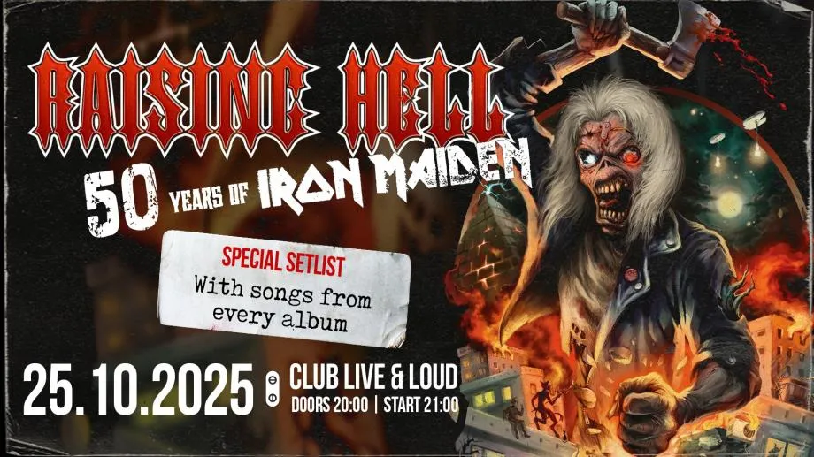 Raising Hell: 50 години Iron Maiden – трибют вечер