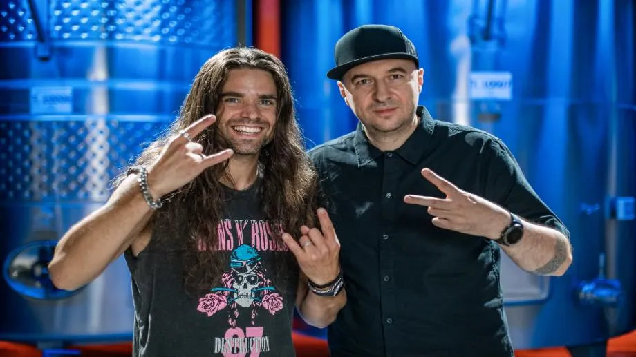 Pain Of Salvation и Don Crash (H.E.A.T.) в едър план по "Фрактура"