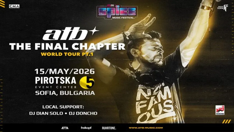 Легендарният DJ ATB за първи път в България за препарти на SPICE Music Festival 2026
